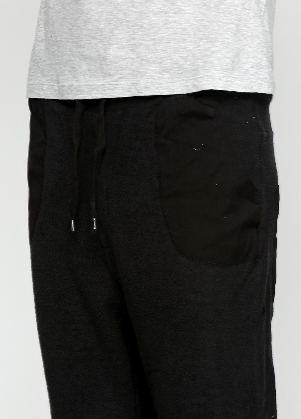 Черные спортивные демисезонные со средней талией брюки Anerkjendt