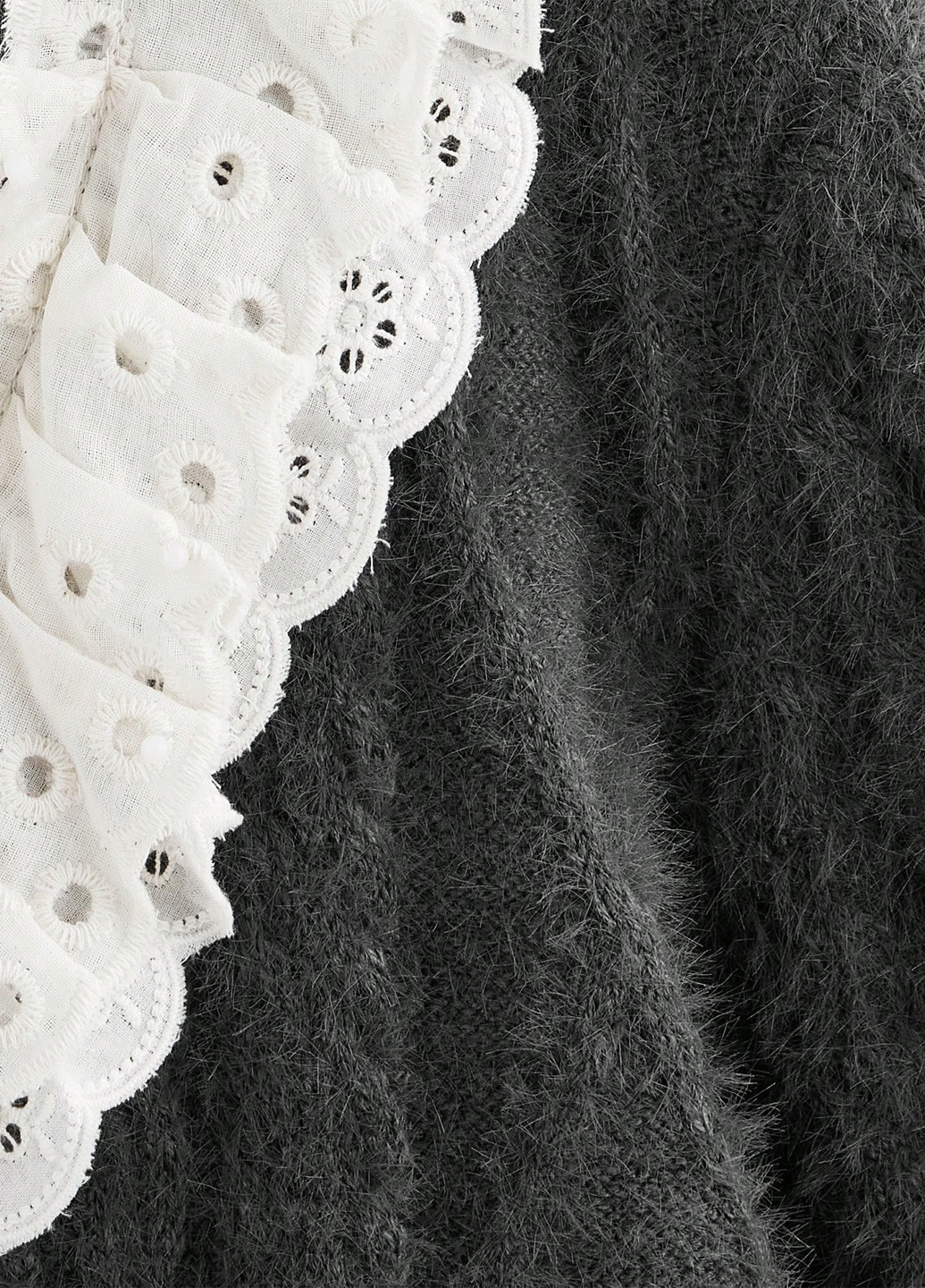 Темно-серый демисезонный кардиган SHEIN