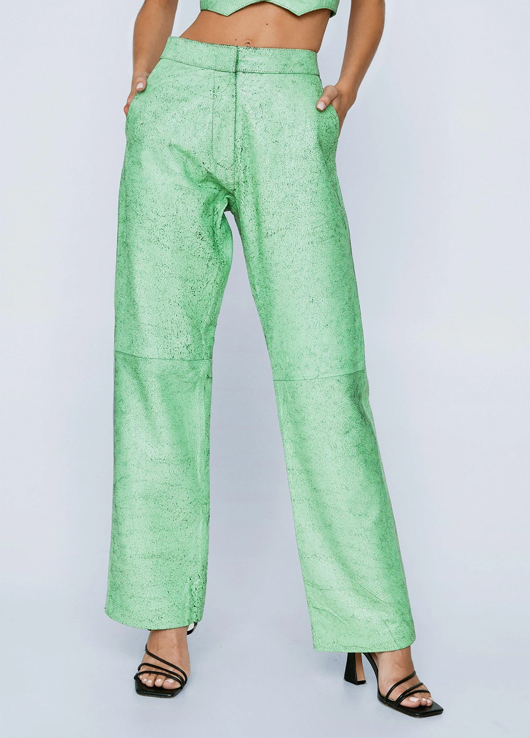 Брюки кожаные Nasty Gal (259876707)