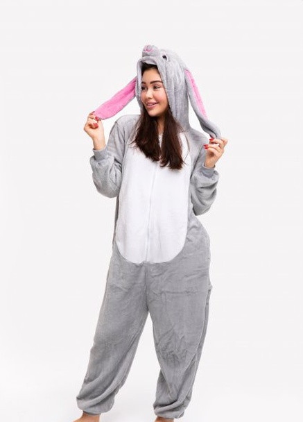 Пижама кигуруми Негодяй Кролик 148-190 см Funny Mood оверсайз (247601026)