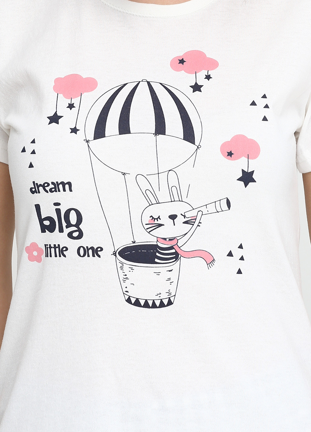 Молочна всесезон піжама (футболка, штани) Pijamoni