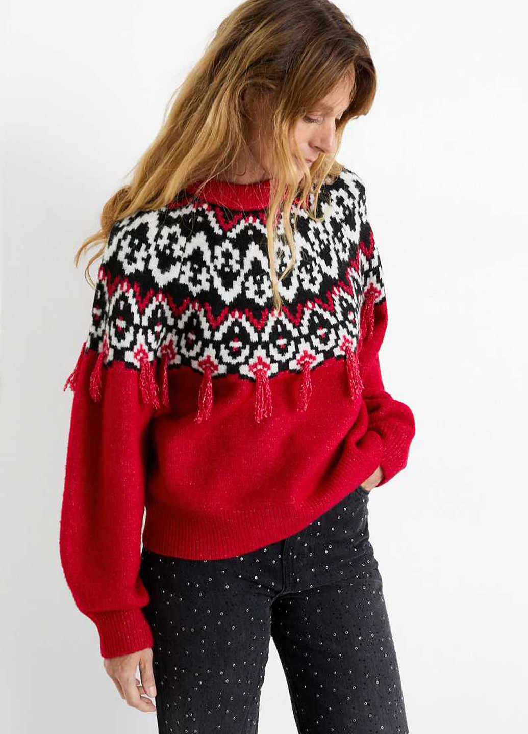 Красный демисезонный джемпер джемпер C&A