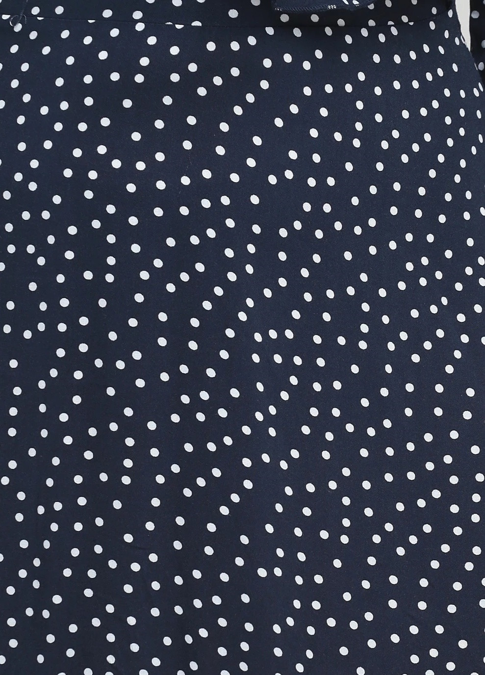 Синя кежуал плаття клеш в горошок Missguided