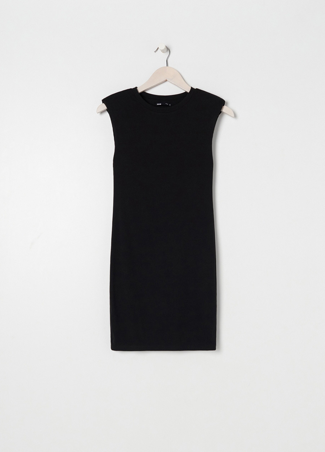Черное кэжуал платье Sinsay однотонное