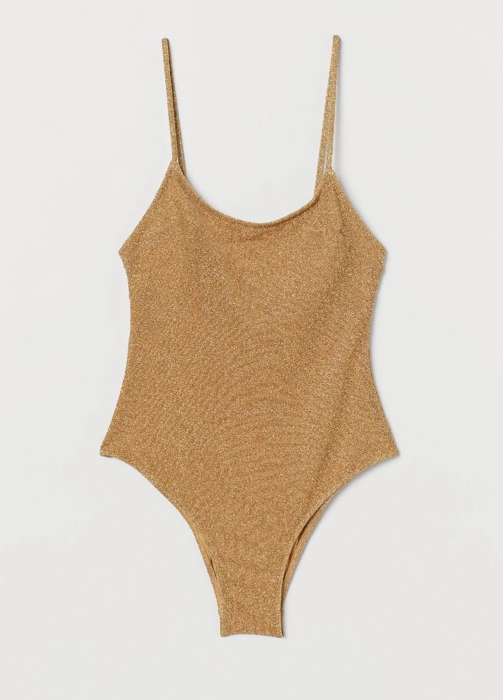 Золотой летний купальник H&M