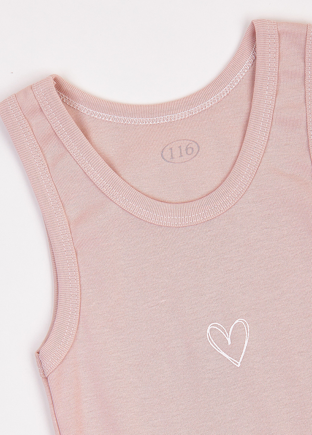 Рожевий демісезонний комплект (майка, трусики) Фламинго