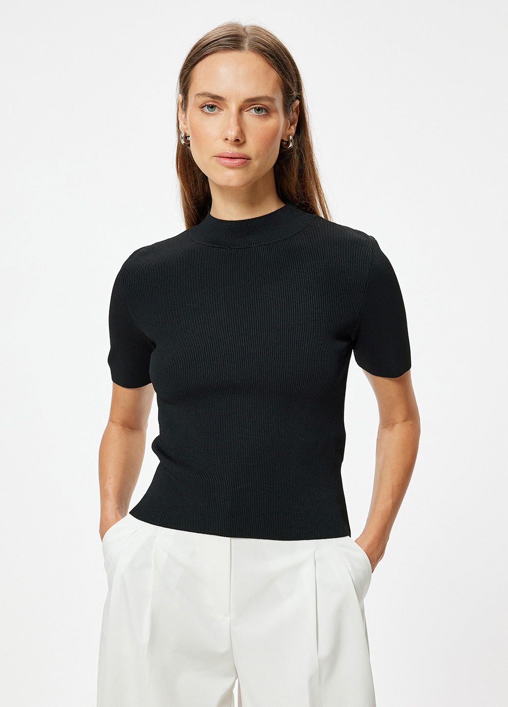 Черный летний джемпер джемпер KOTON