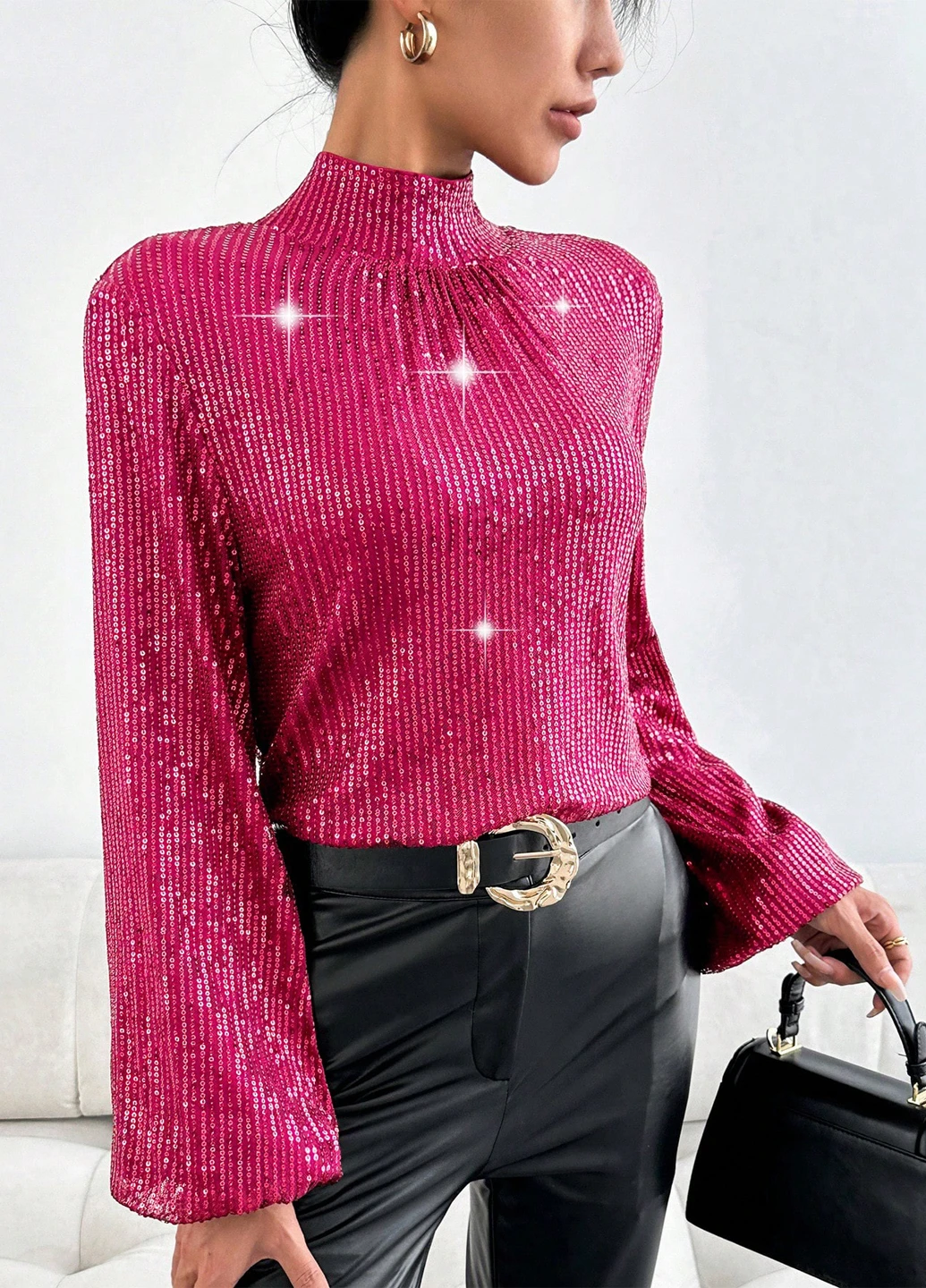 Розовая блуза SHEIN