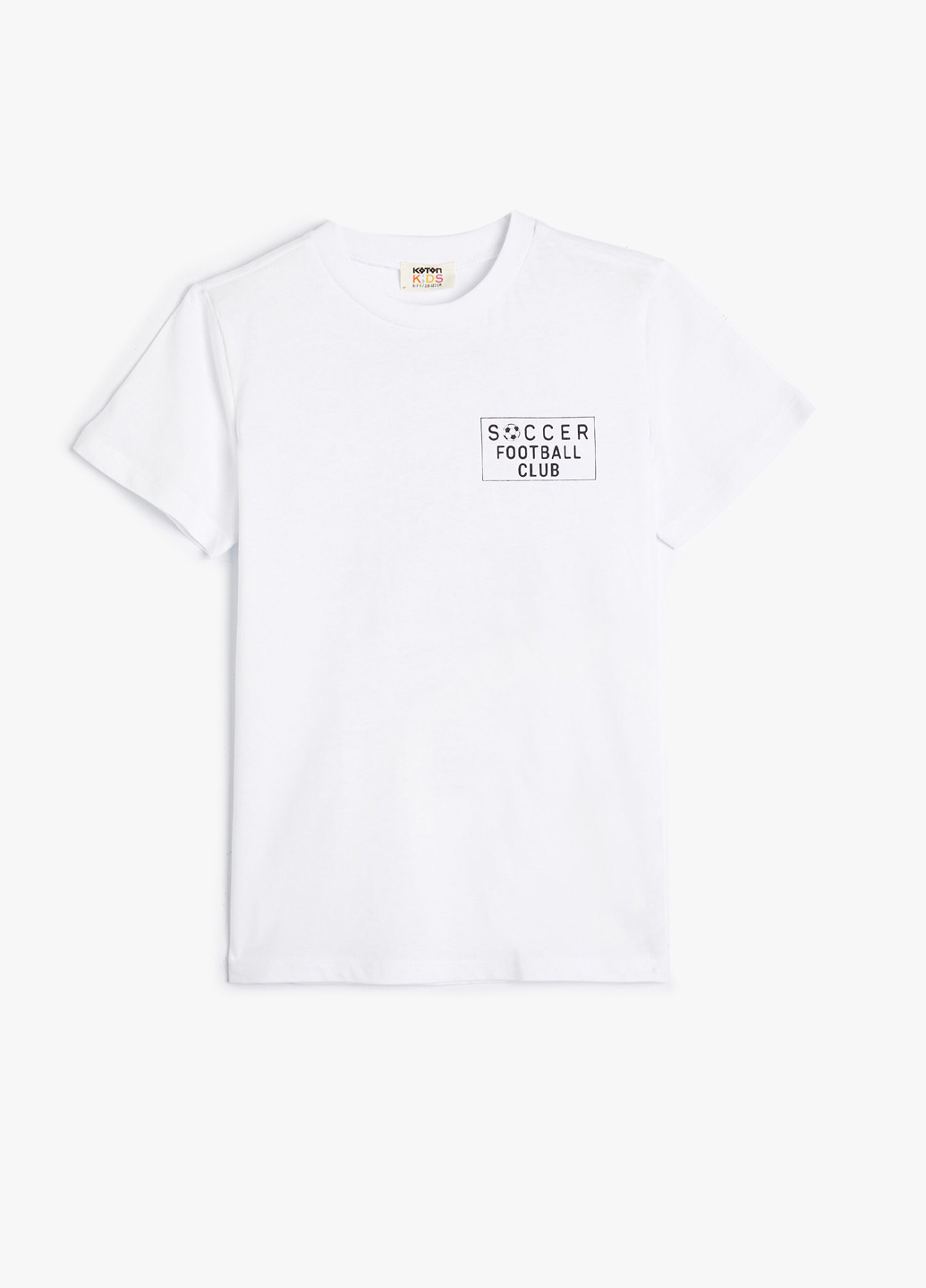 Белая летняя футболка KOTON