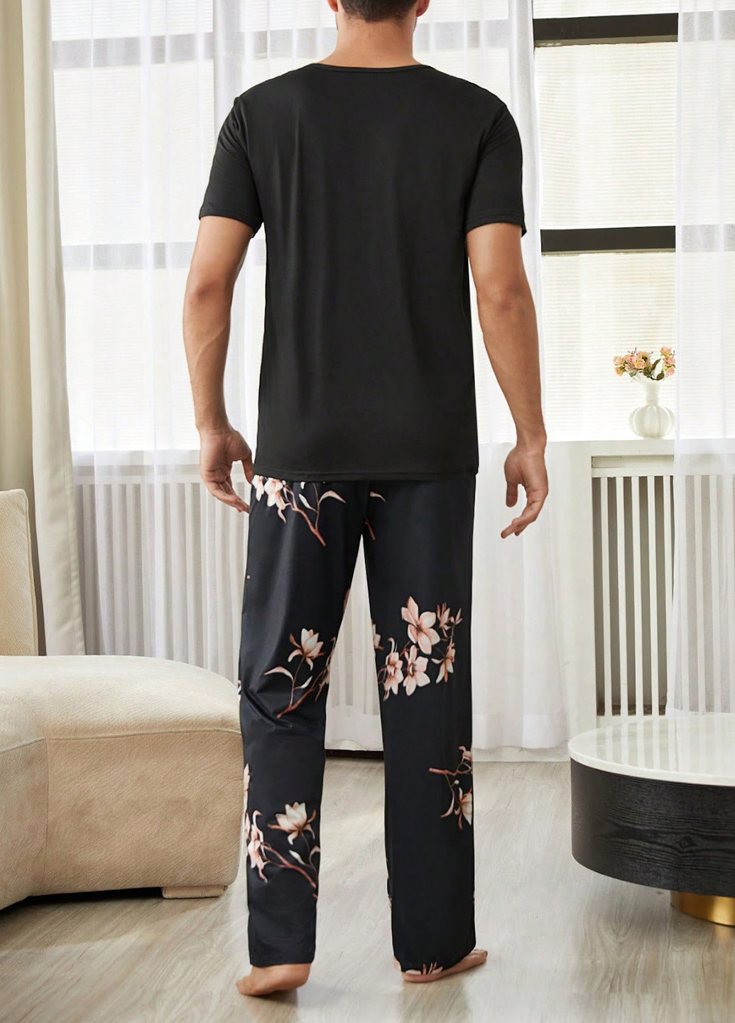 Пижама (футболка, брюки) SHEIN (325815938)