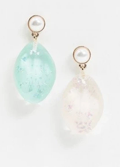 Сережки кільця з морським мотивом Liars & Lovers S19 золотисті Asos (228702214)