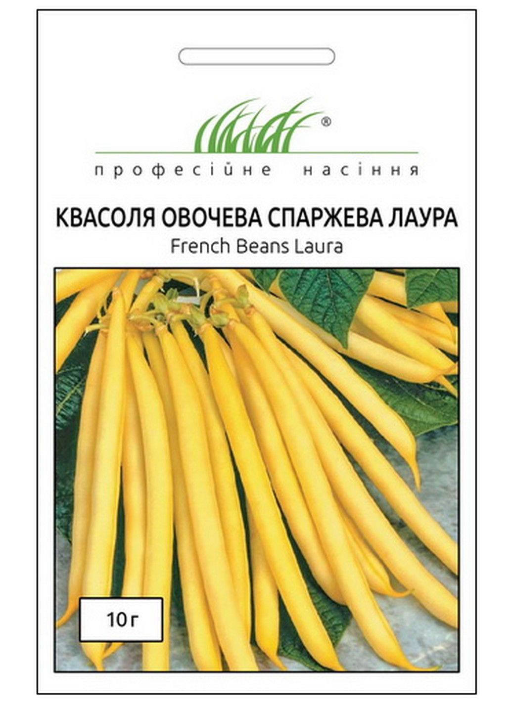 Насіння Квасоля спаржева Лаура 10 г Професійне насіння (216036181)