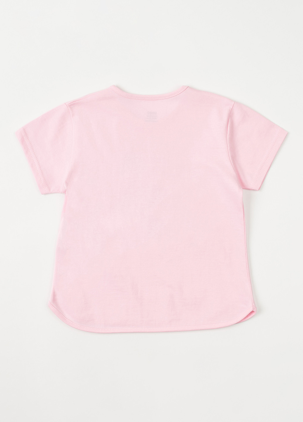 Розовая летняя футболка KRAKO