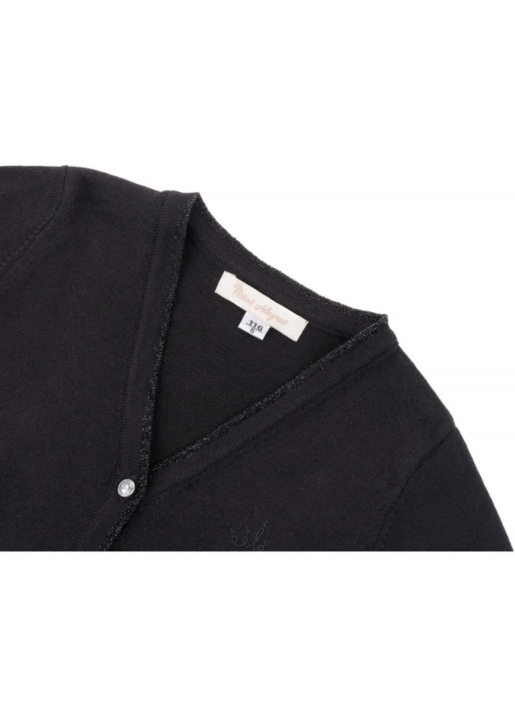 Кофта в'язана на ґудзиках (V-1306-152G-black) Breeze (251313271)