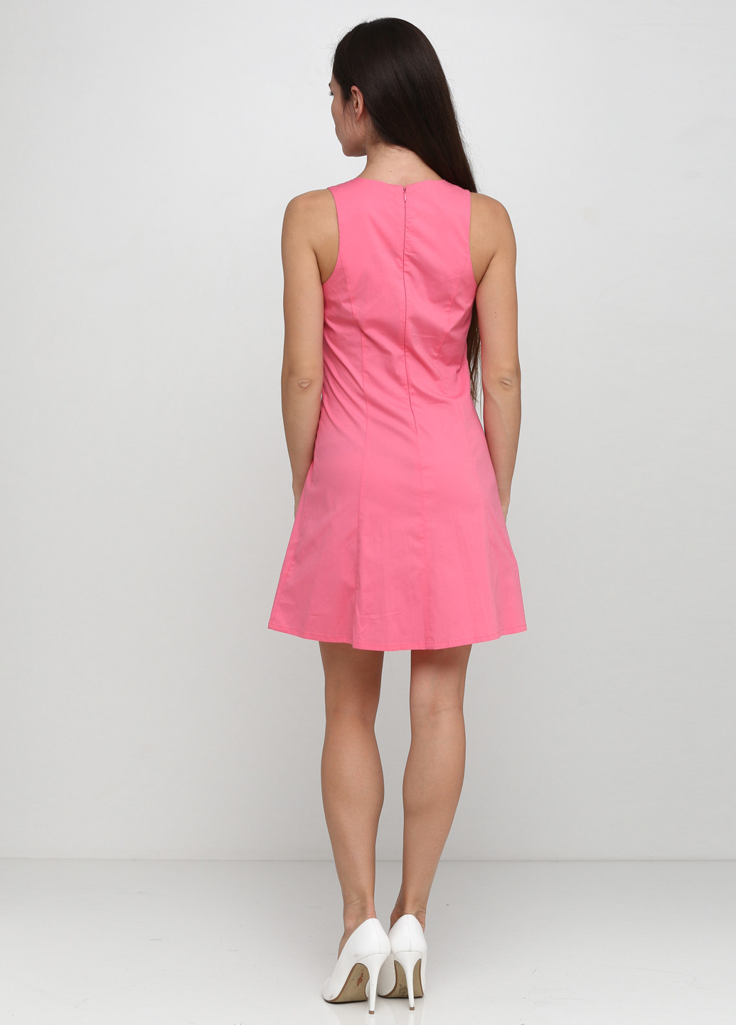 Розовое кэжуал платье Pepe Jeans однотонное