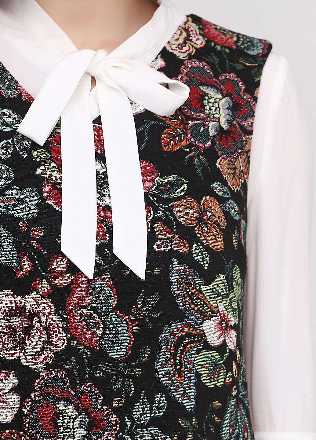 Комбинированный демисезонный комплект (сарафан, блуза) Vero Moda