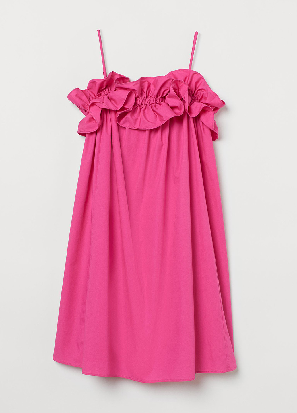 Малинова кежуал сукня а-силует H&M однотонна
