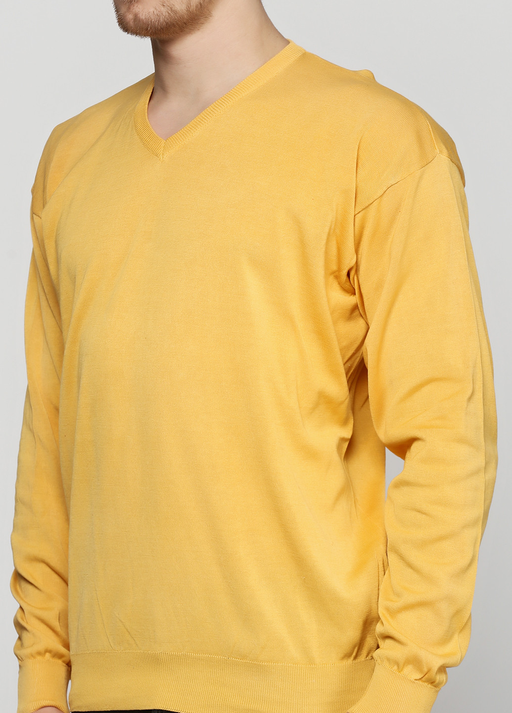 Желтый демисезонный пуловер пуловер Barbieri