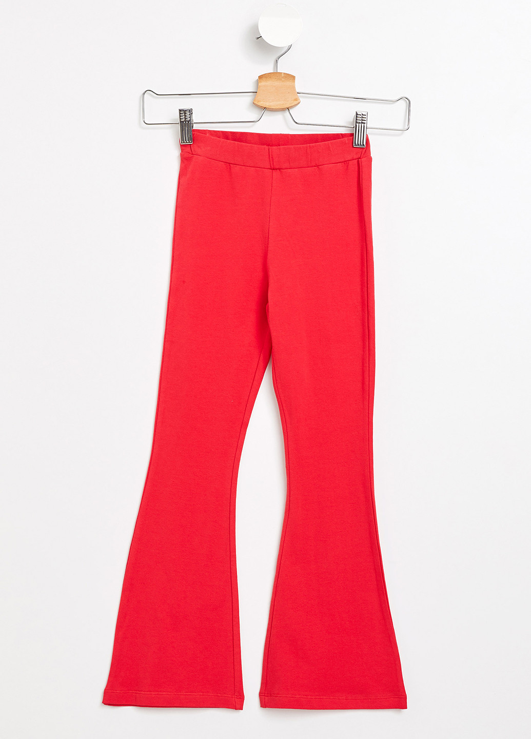 Красные кэжуал демисезонные клеш брюки DeFacto