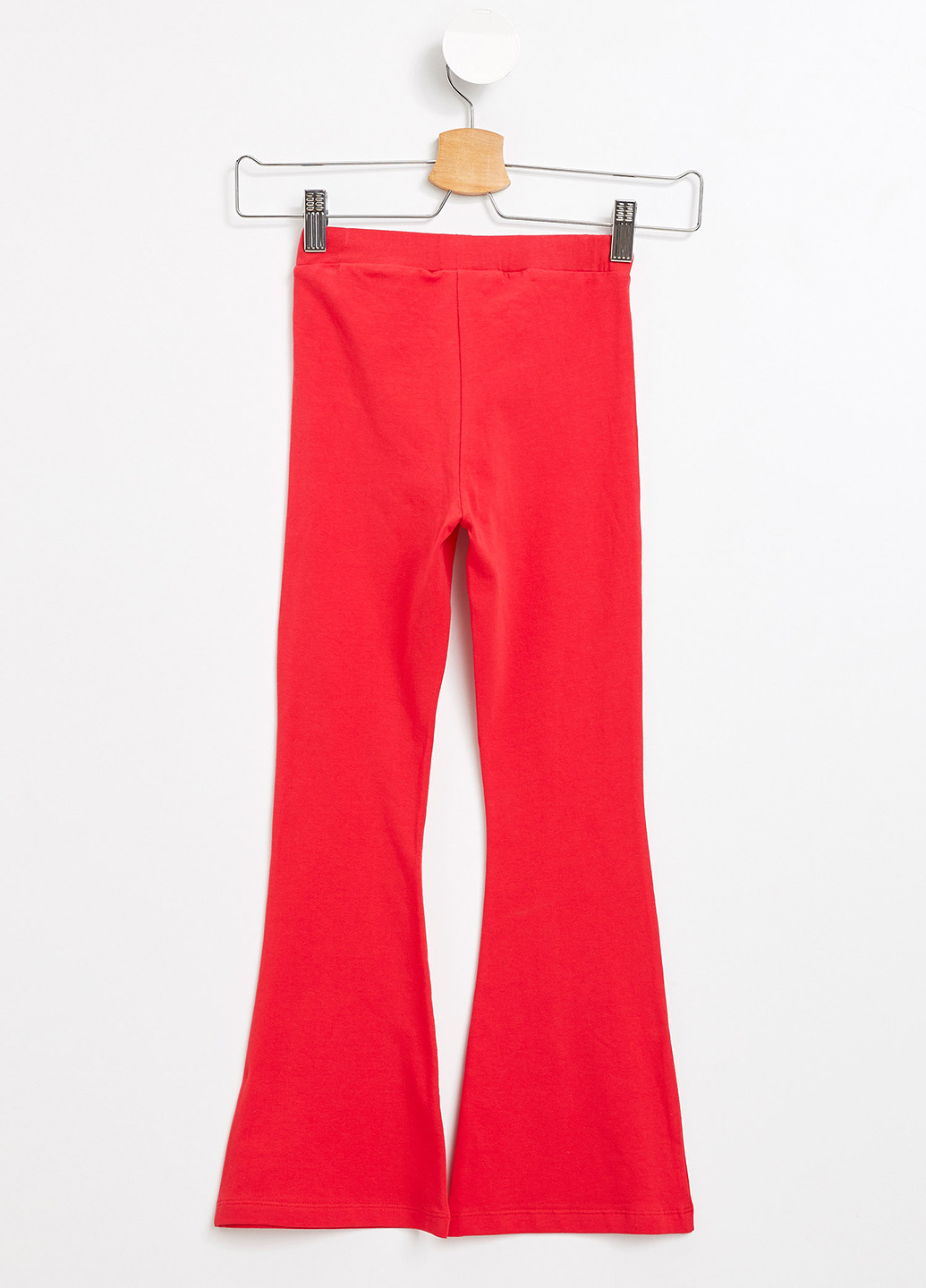 Красные кэжуал демисезонные клеш брюки DeFacto