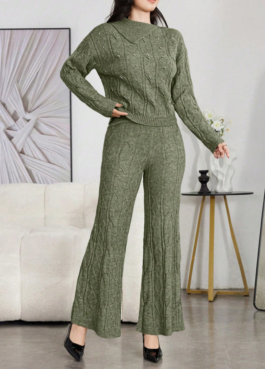 Костюм (джемпер, брюки) SHEIN (337834076)