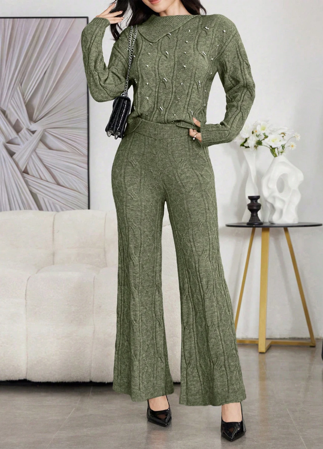 Костюм (джемпер, брюки) SHEIN (337834076)