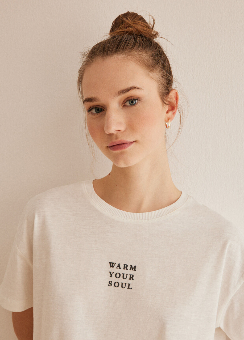 Молочна літня футболка Women'secret