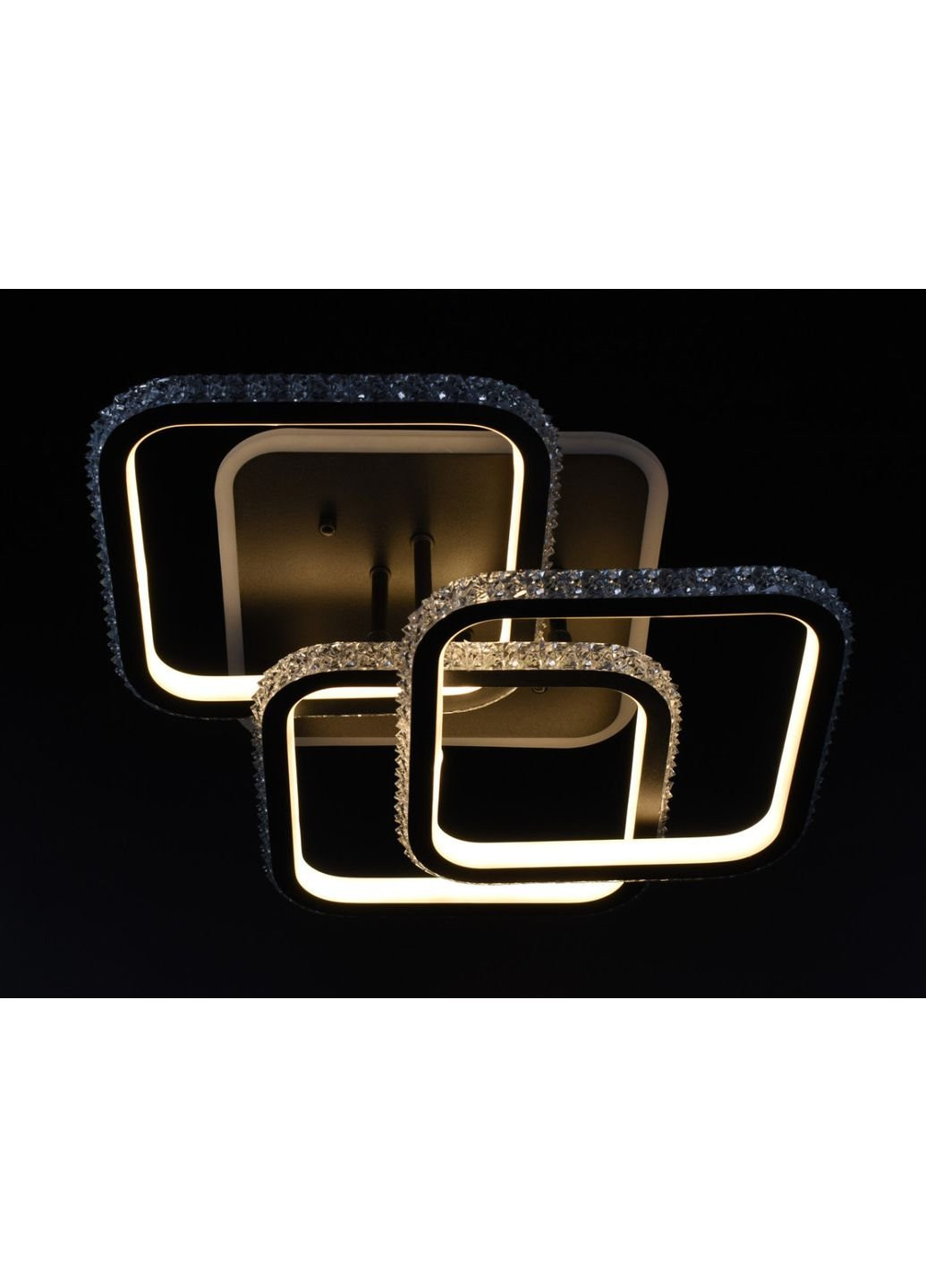 Люстра стельова LED A77075/3S-RGB-bk Білий 14х41х41 см. Sunnysky (253627046)