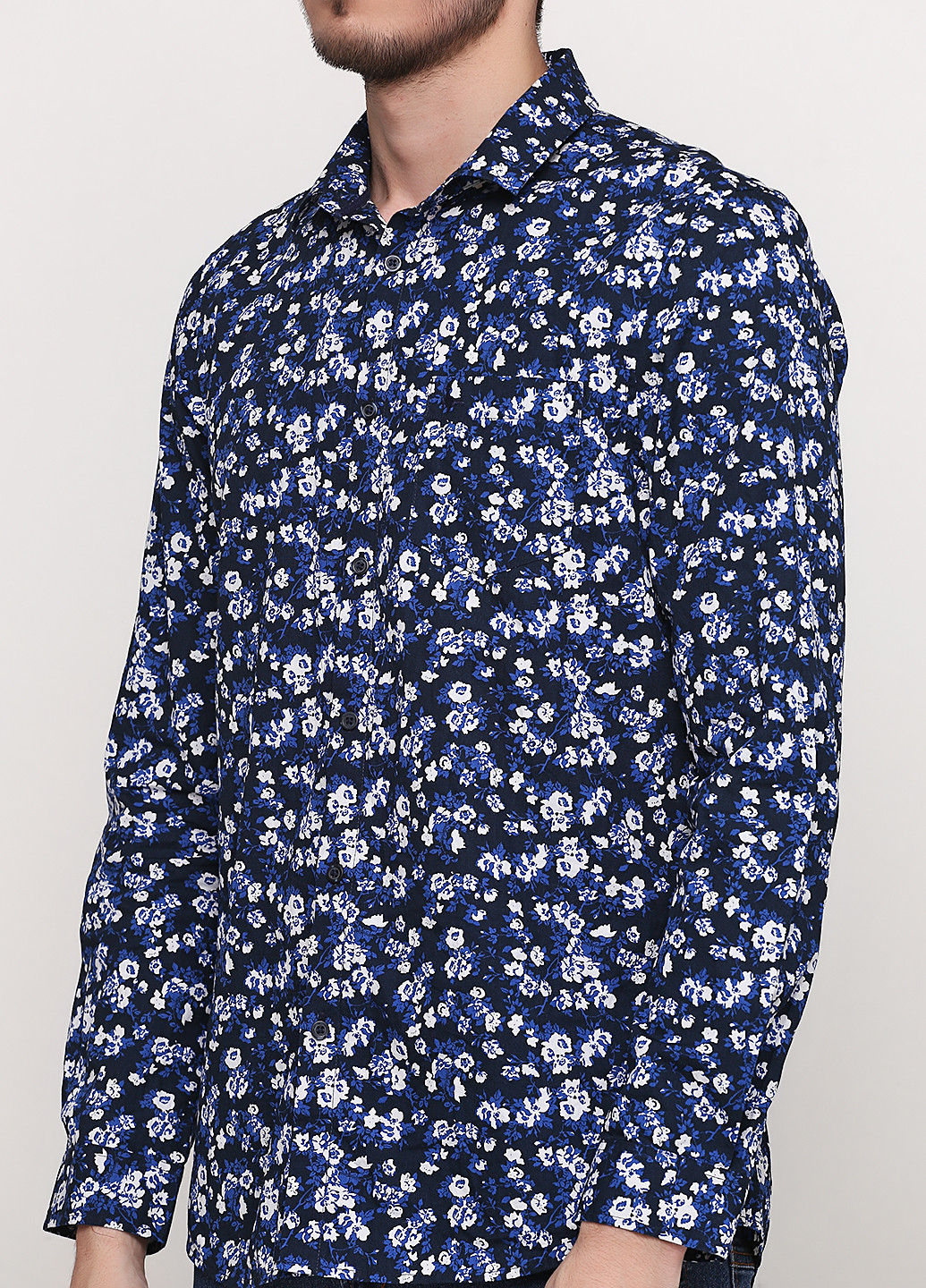 Темно-синяя кэжуал рубашка с цветами Jack Wills