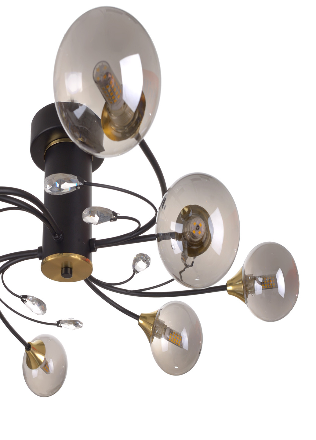 Стельова люстра BR-01 639C/8 G9 BK/G Brille (251891799)