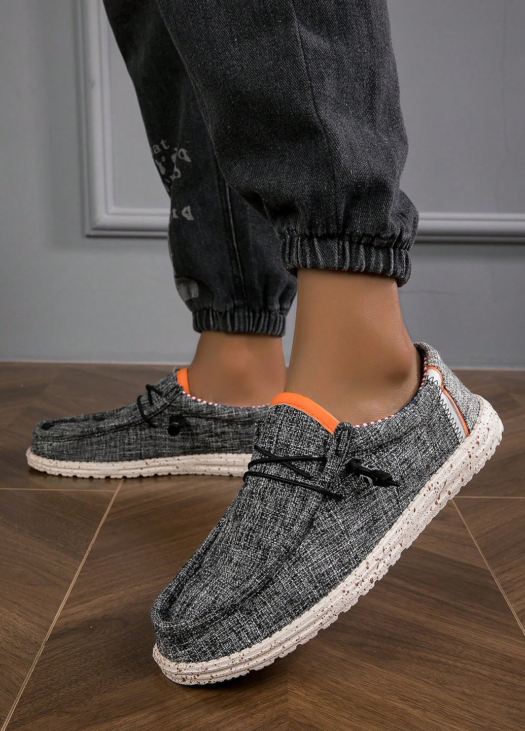 Комбинированные кэжуал лоферы SHEIN без шнурков