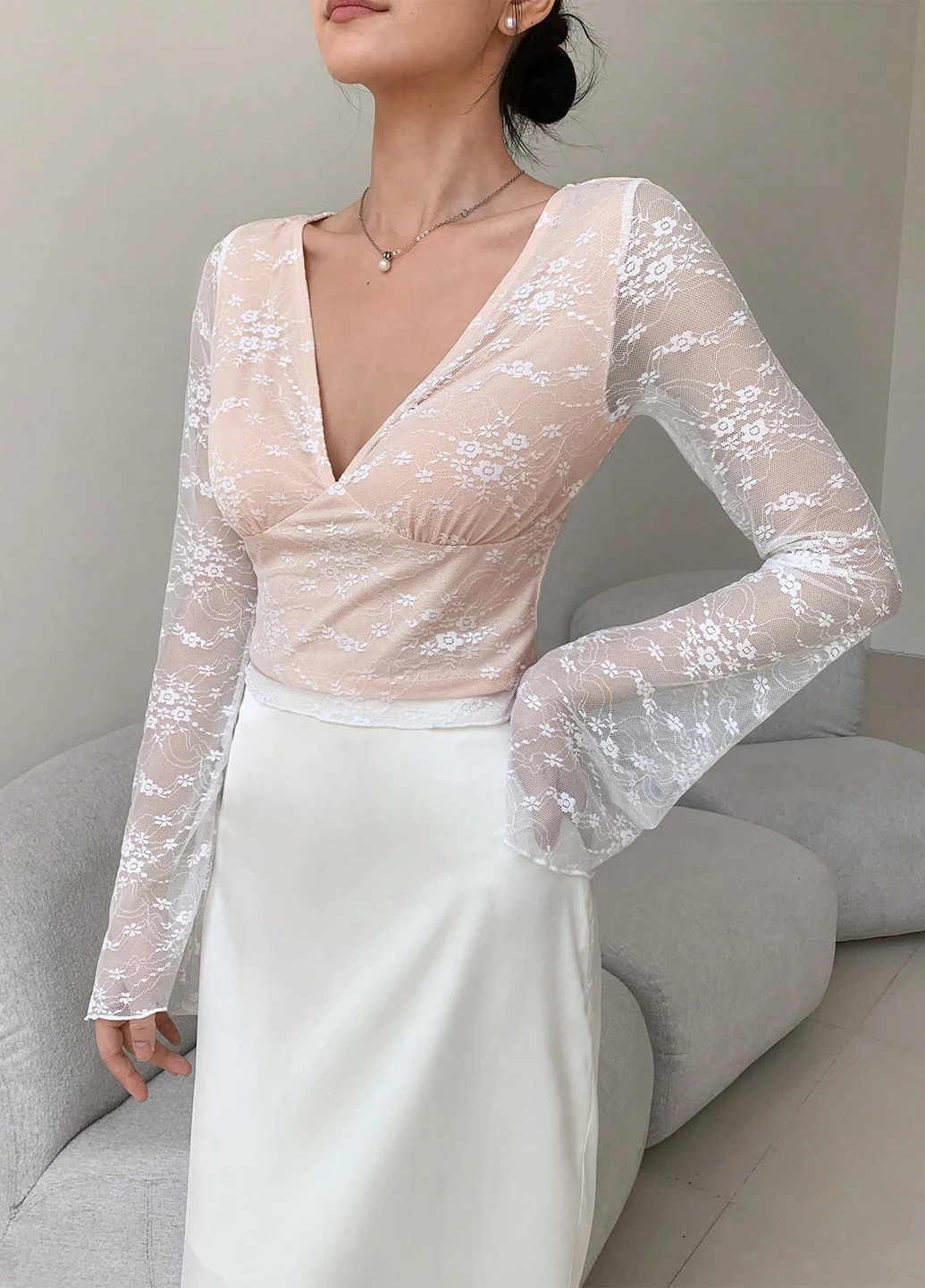 Біла блуза SHEIN