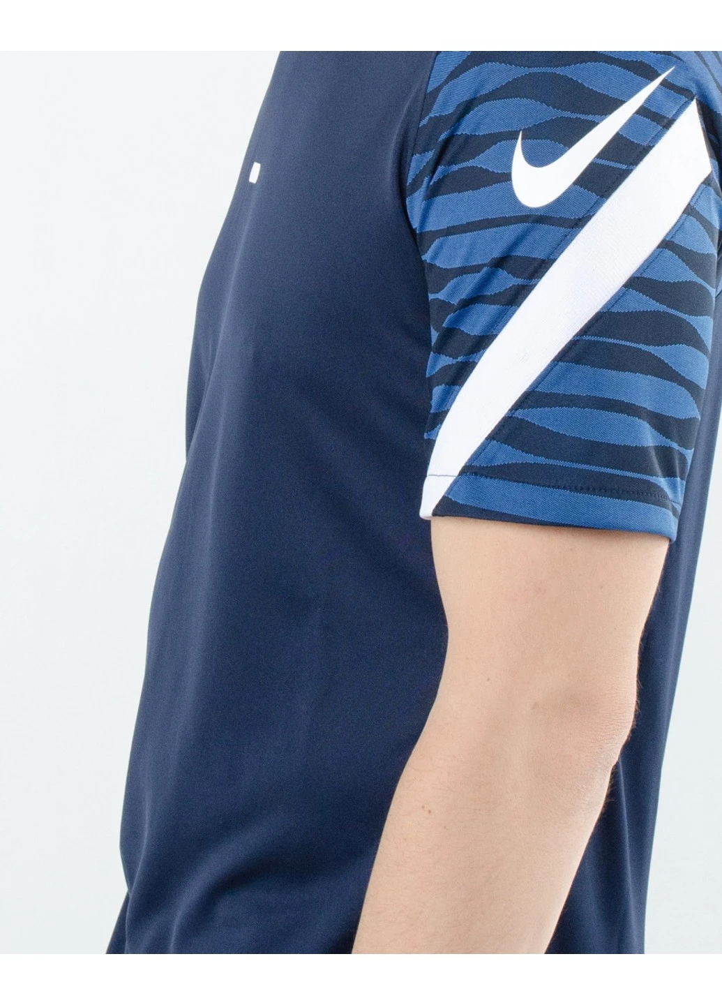 Синяя футболка m nk dry strke21 top ss Nike