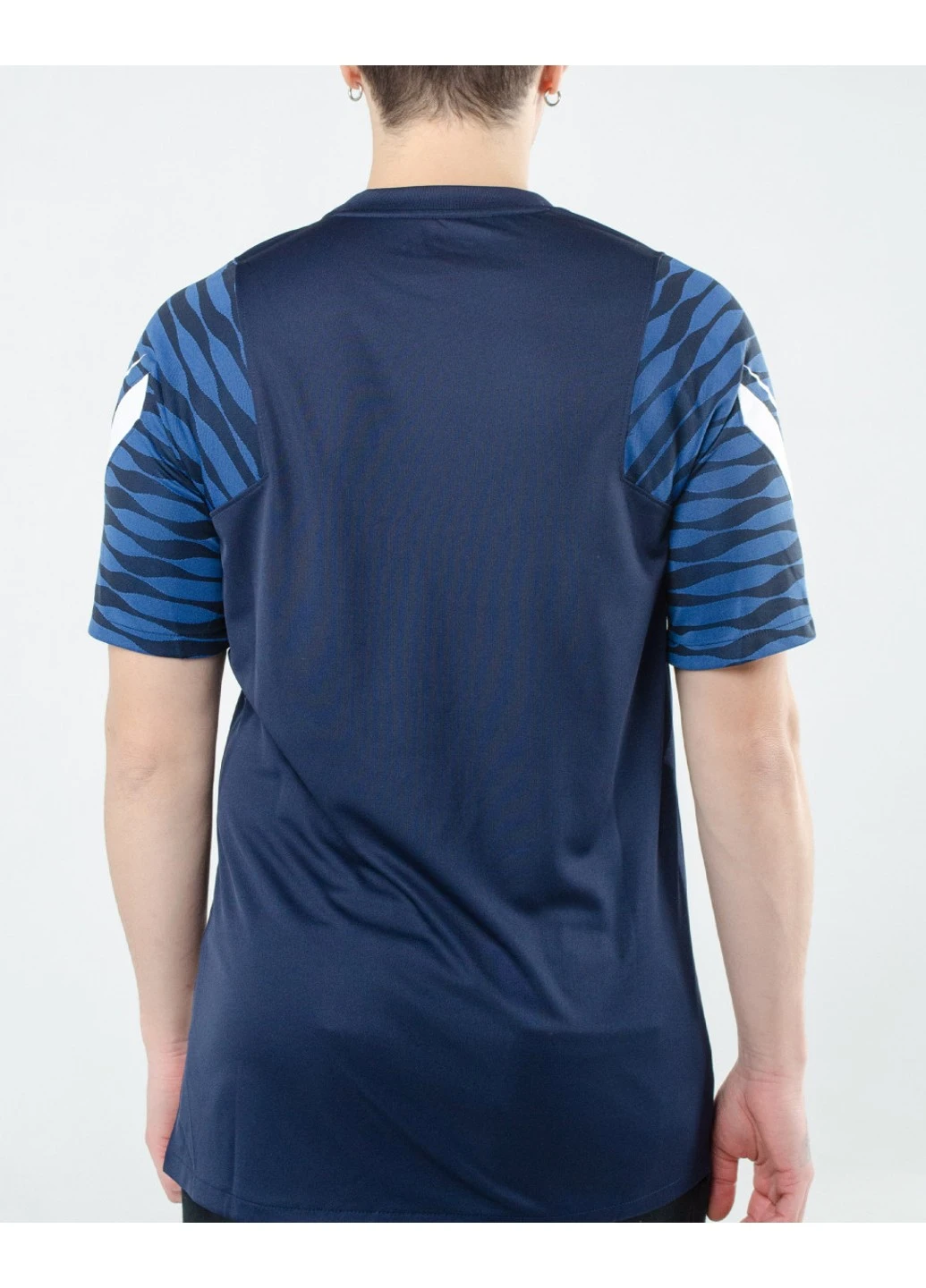 Синяя футболка m nk dry strke21 top ss Nike