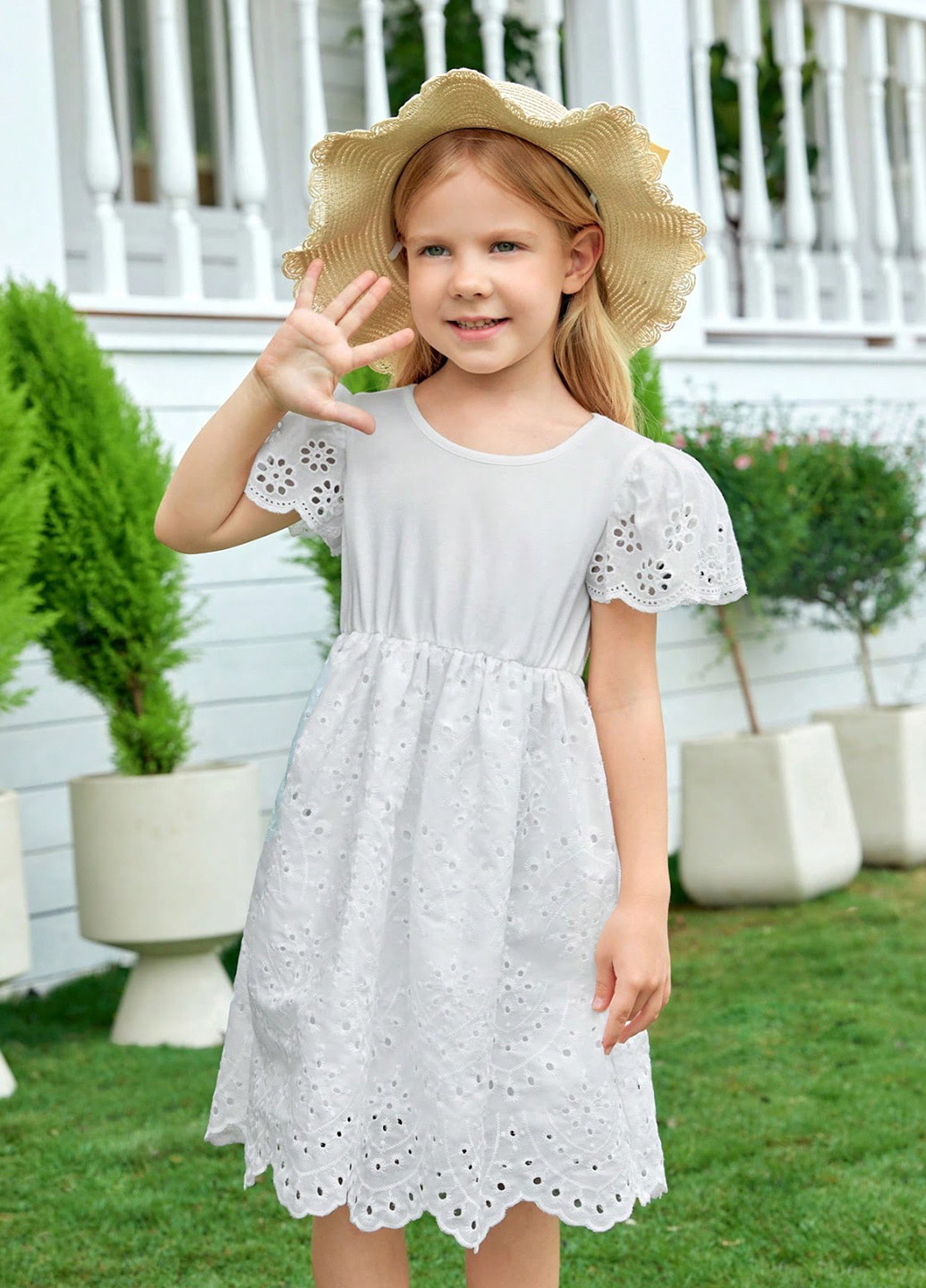 Белое платье SHEIN (327879214)