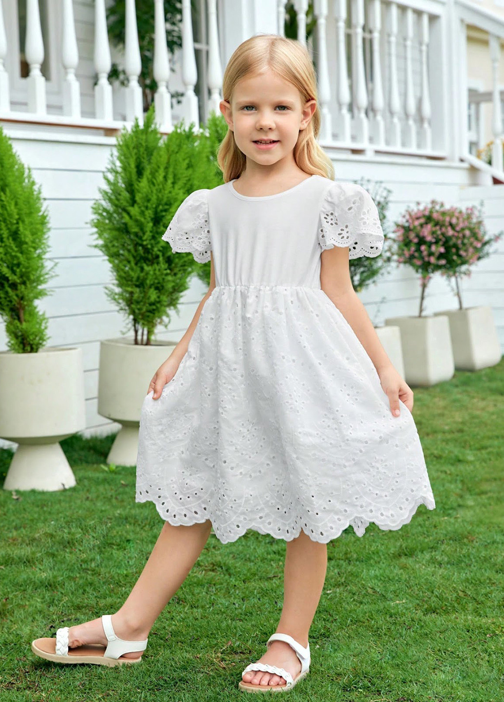 Белое платье SHEIN (327879214)