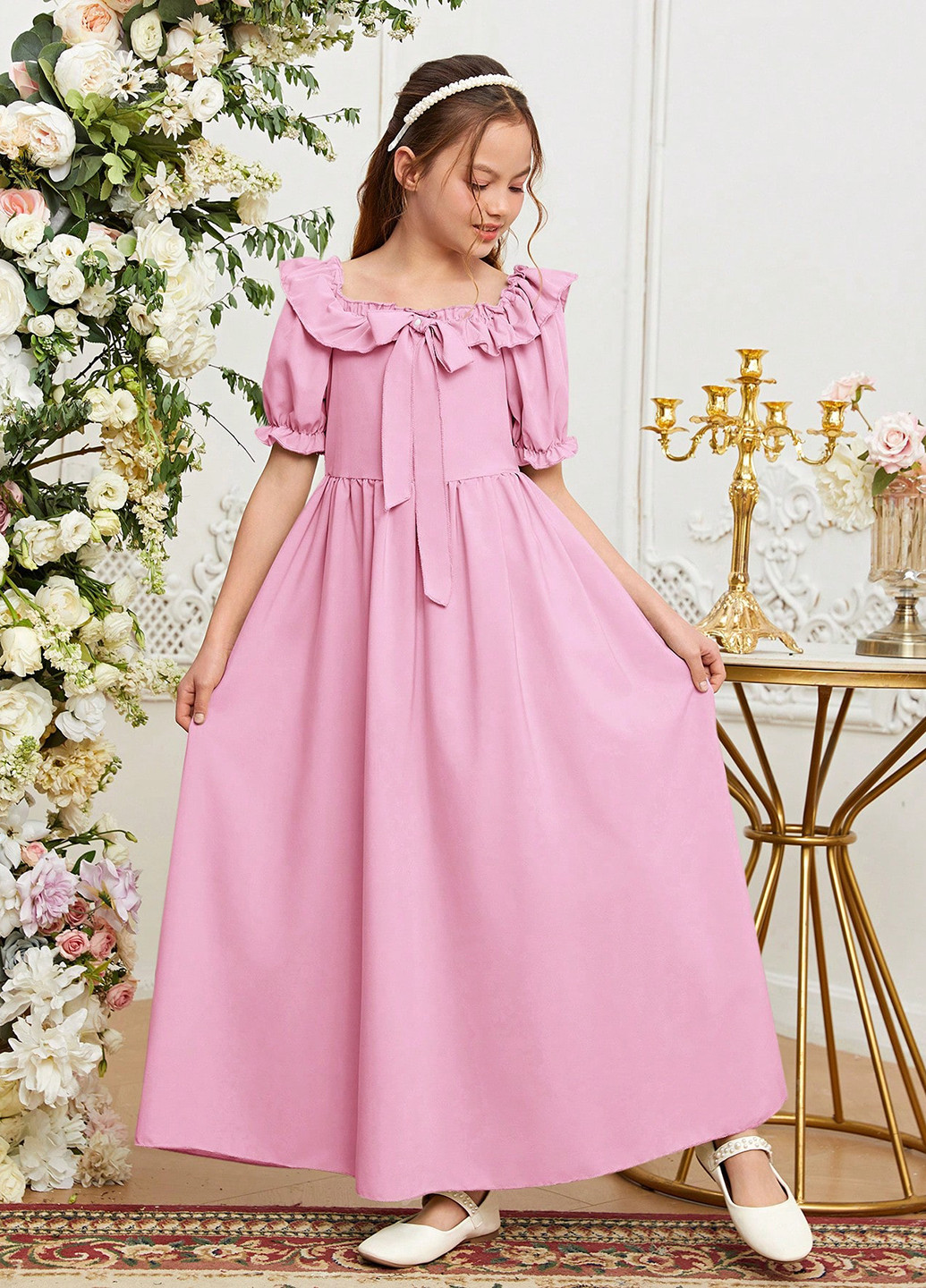 Розовое платье SHEIN (331624357)