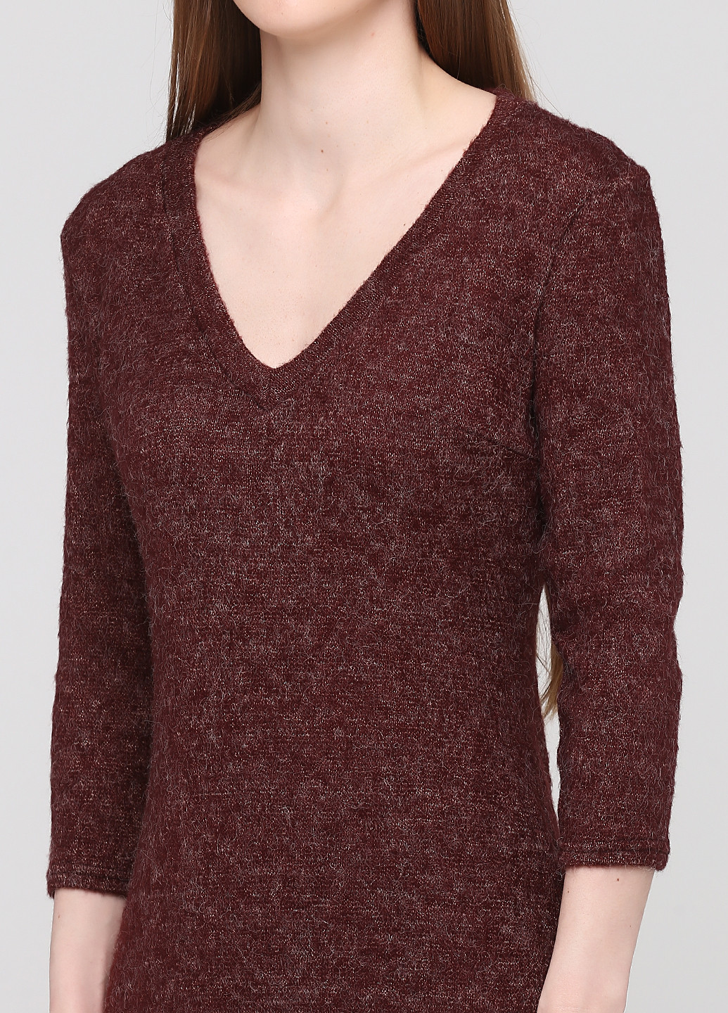 Коричнева кежуал сукня сукня светр NikTan меланжева