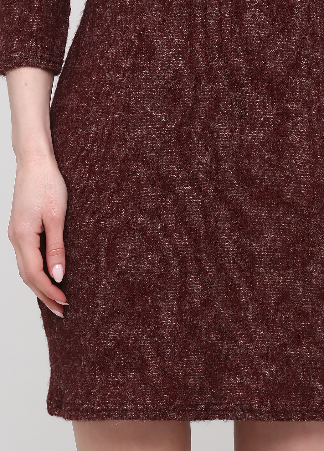 Коричнева кежуал сукня сукня светр NikTan меланжева