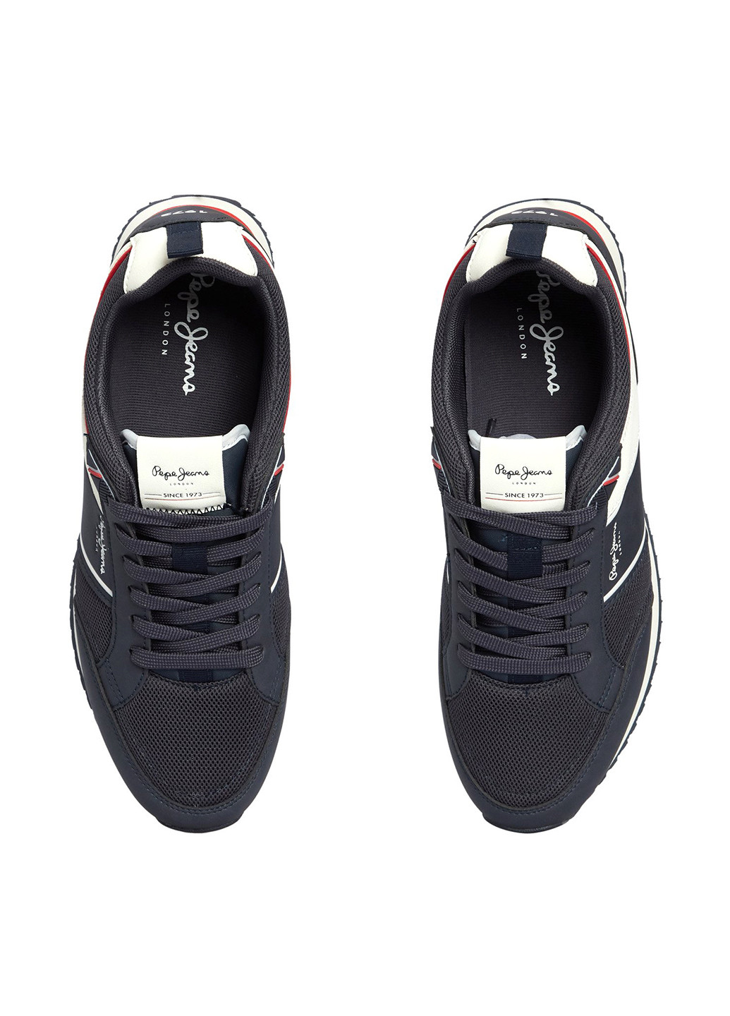 Темно-синие всесезонные кроссовки Pepe Jeans
