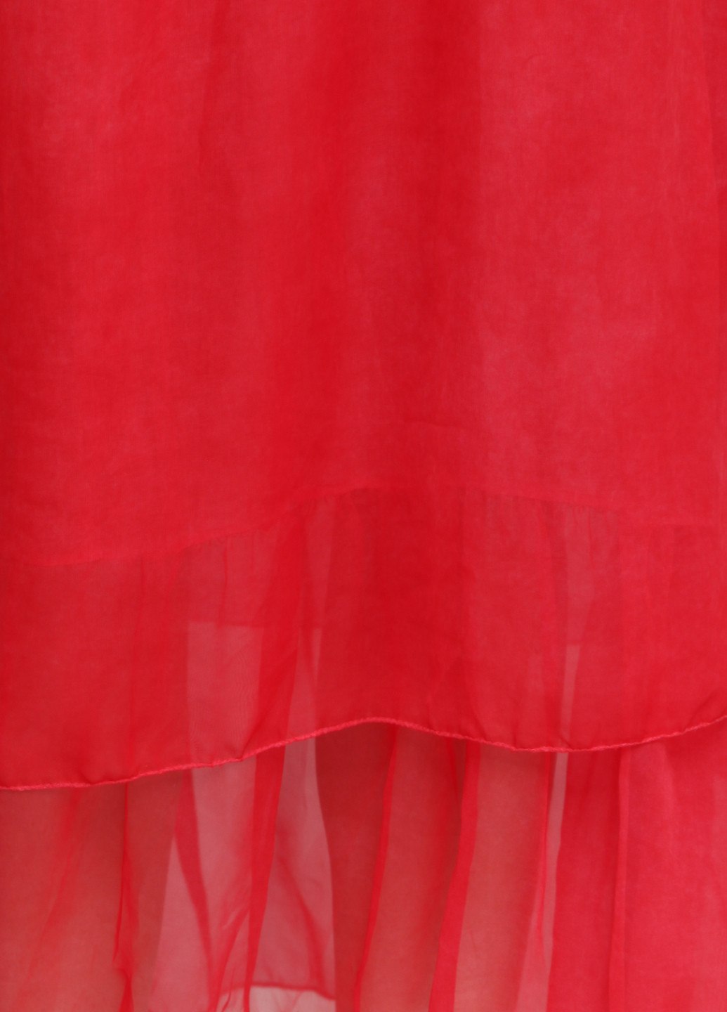 Красная кэжуал однотонная юбка Moda in Italy миди