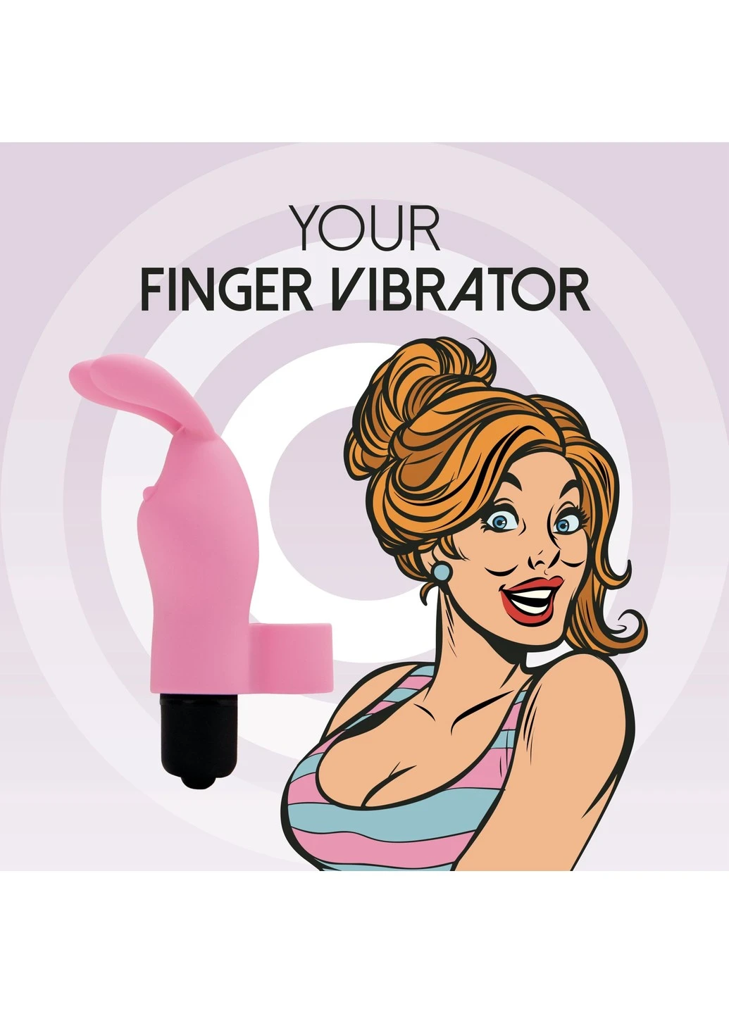 Вібратор на палець Magic Finger Vibrator Pink FeelzToys (254734290)