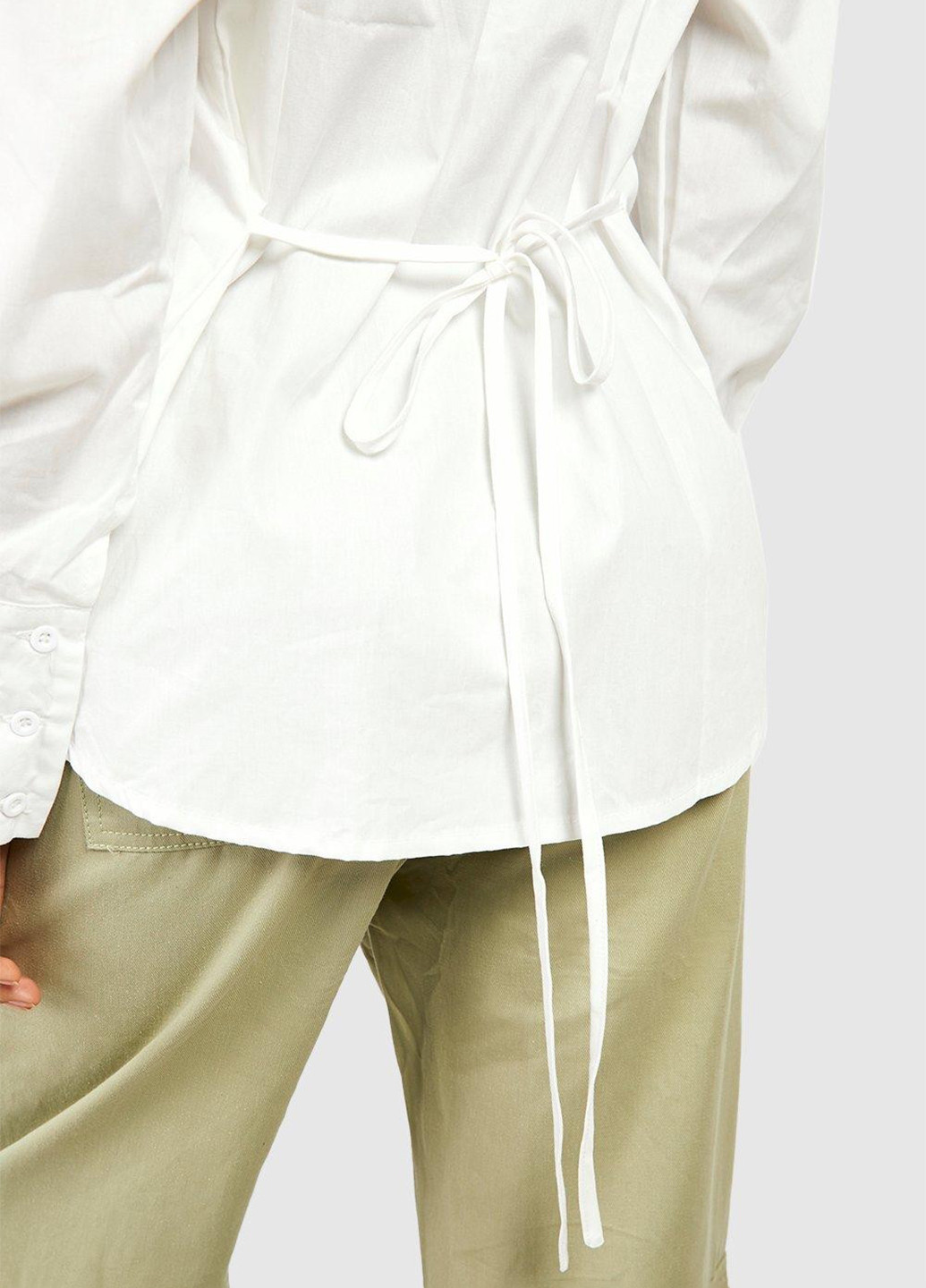 Біла демісезонна блуза Boohoo