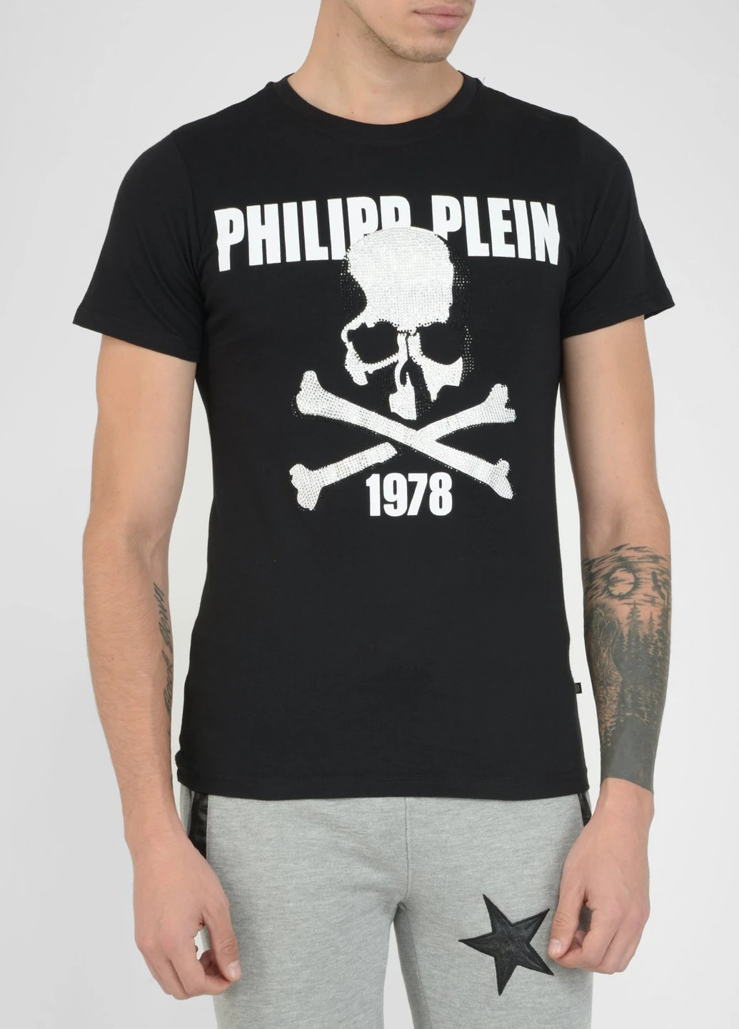 Чорна футболка Philipp Plein