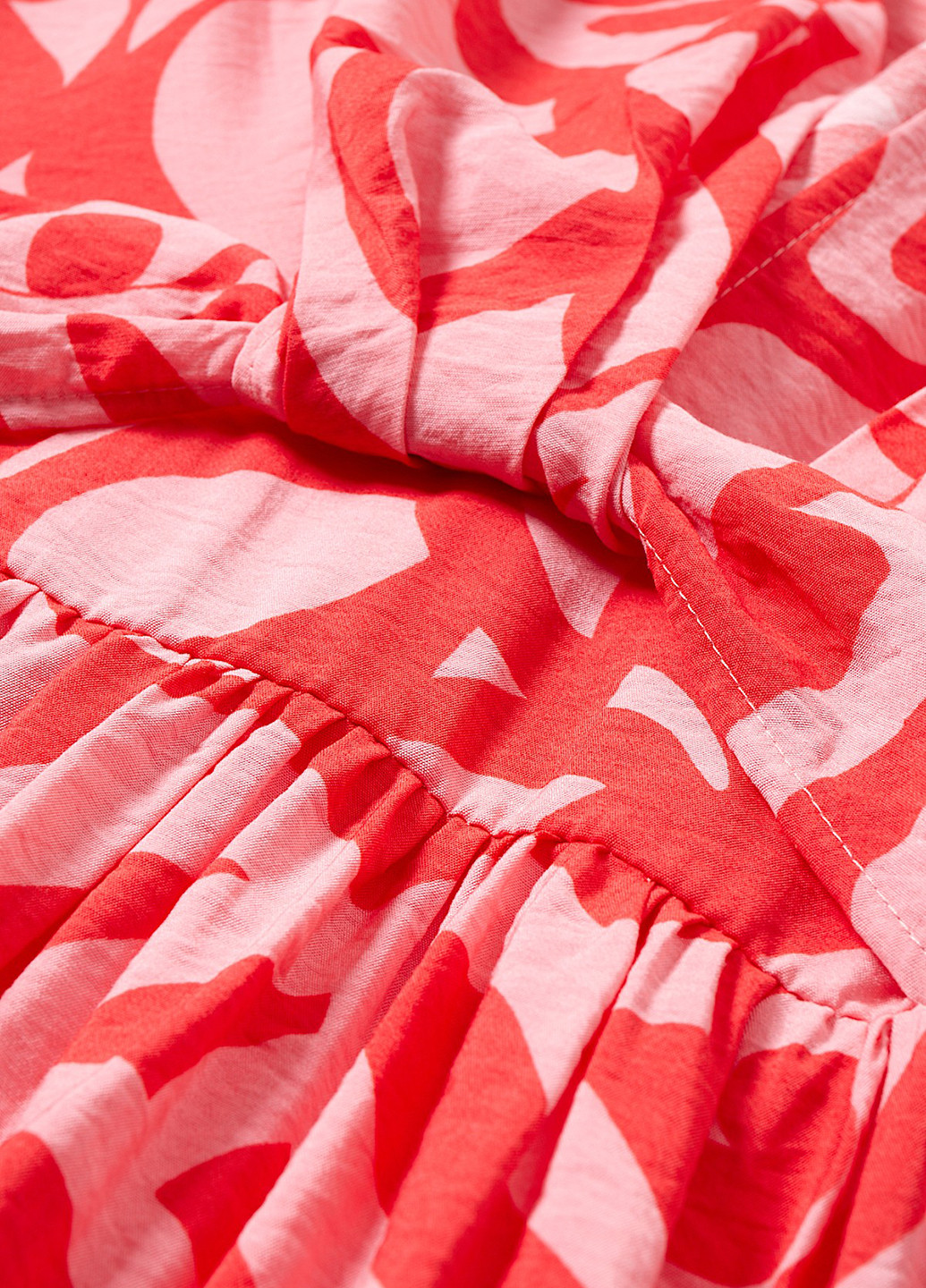 Червона кежуал сукня C&A з абстрактним візерунком