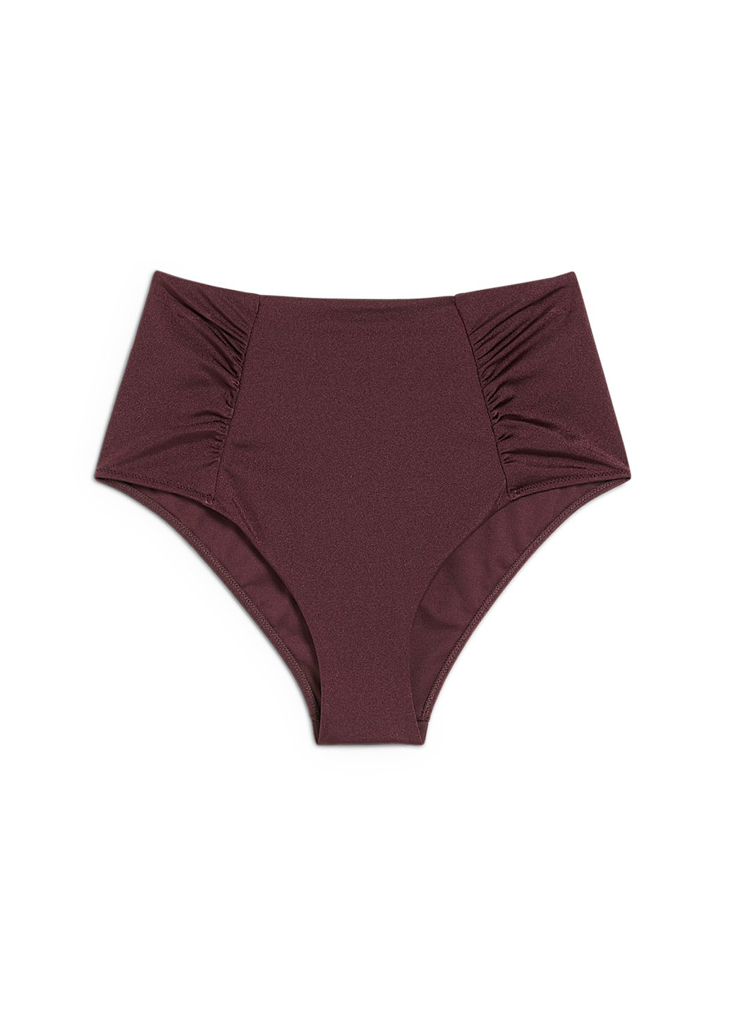 Темно-бордовые купальные трусики однотонные C&A