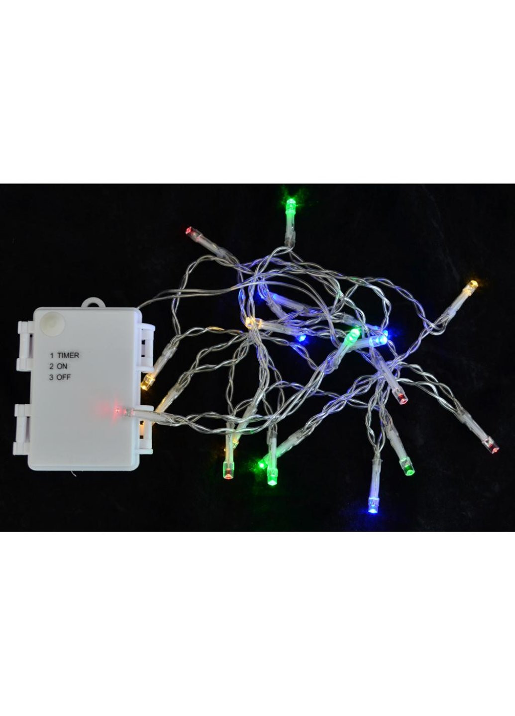 Гирлянда уличная, 15 LED лампочек, молочно-белая, 1,6 м (801130) YES! Fun (254593325)