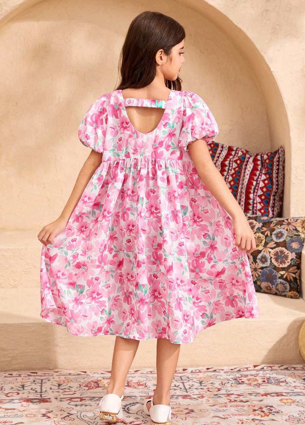 Розовое платье SHEIN (367194654)