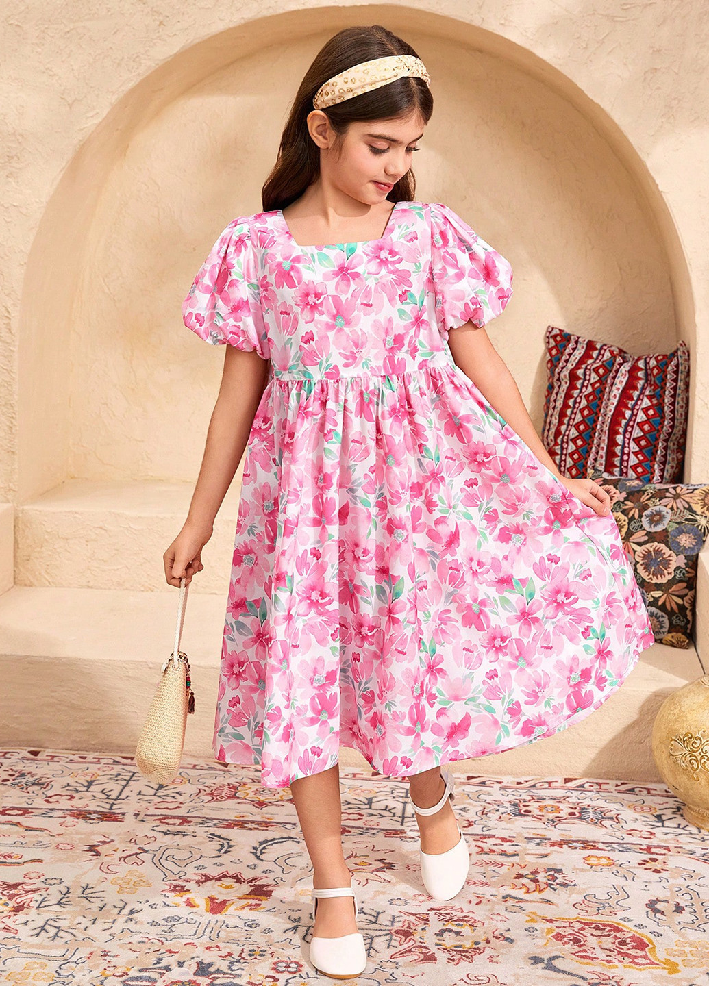 Розовое платье SHEIN (367194654)