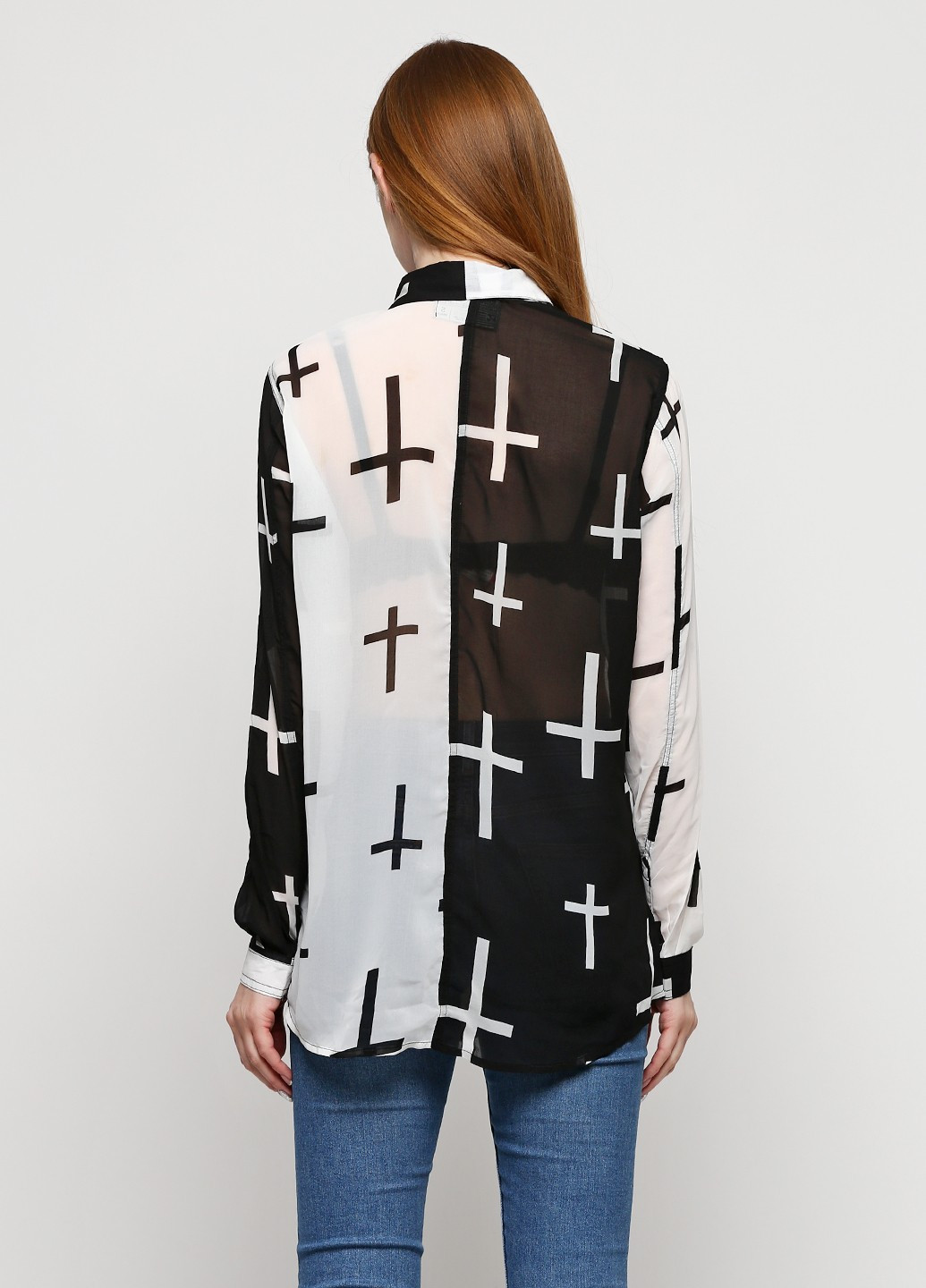Комбинированная демисезонная блуза Saints & Mortals